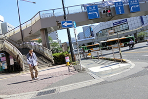 総武線「亀戸駅」からの道順４