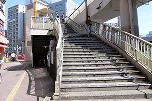 総武線「亀戸駅」からの道順５